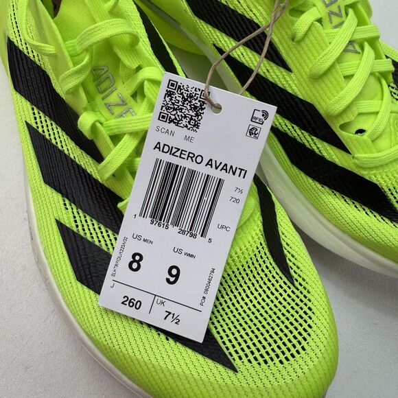 Adidas Adizero Avanti Shoes Mens Size 8 Yellow Black Track Spikes IG1989 New main image 4